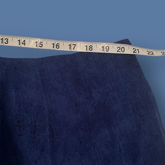 NWT Evan-Picone Woman Blue Pleated A-Line Midi Skirt, Women’s Plus Size 22W - Picture 5 of 6